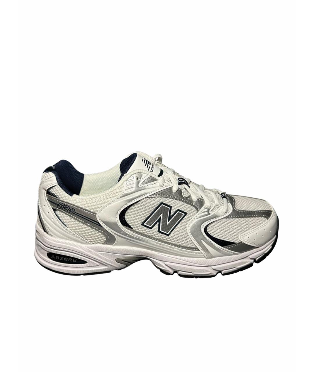 NEW BALANCE Белые синтетические кроссовки, фото 1