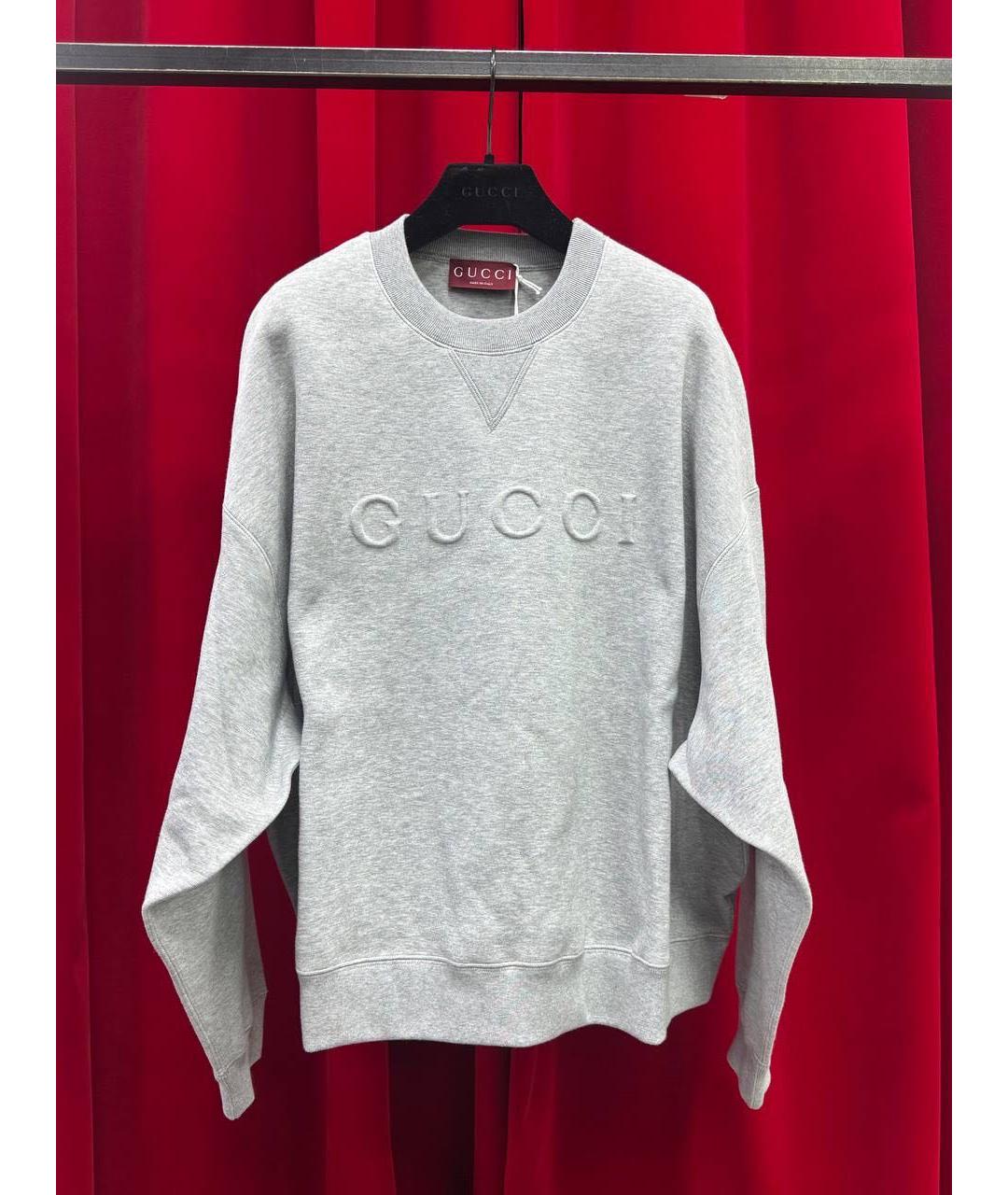 GUCCI Серый джемпер / свитер, фото 7