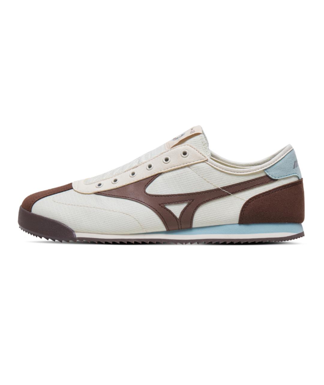 MIZUNO Коричневые кожаные кеды, фото 7