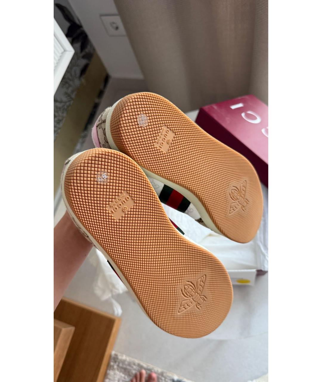 GUCCI Мульти текстильные кроссовки, фото 7