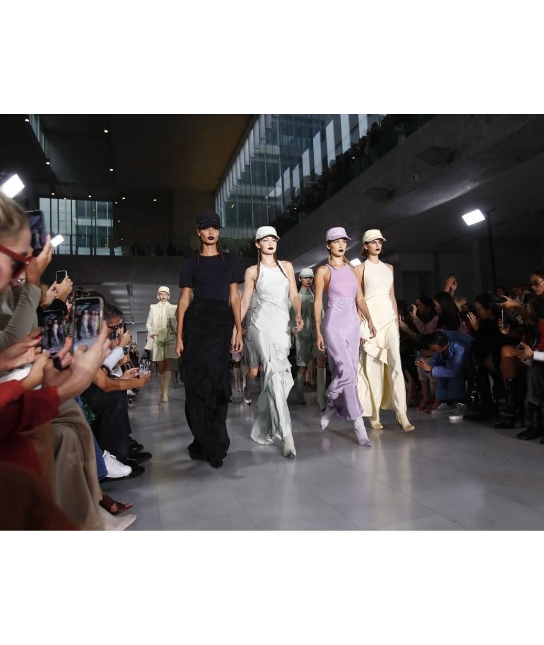 MAX MARA Голубое шелковое вечернее платье, фото 8