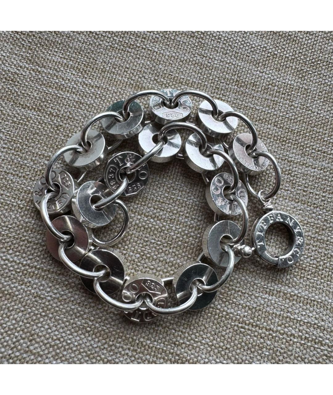 TIFFANY&CO Серебрянный серебряный браслет, фото 5