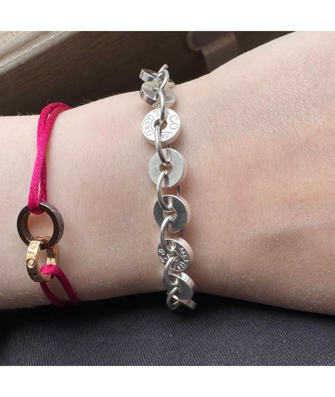 TIFFANY&CO Серебрянный серебряный браслет, фото 4