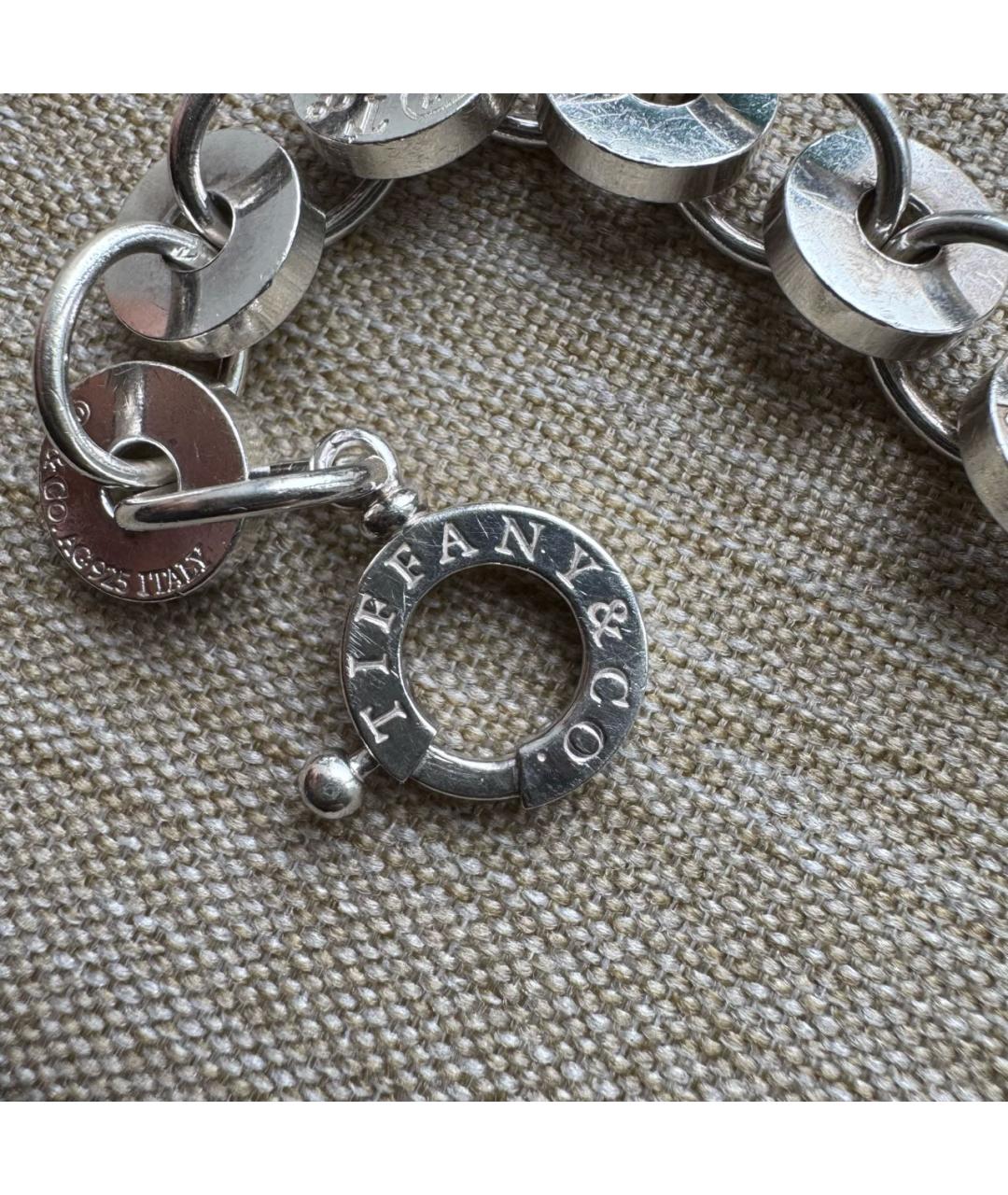 TIFFANY&CO Серебрянный серебряный браслет, фото 7