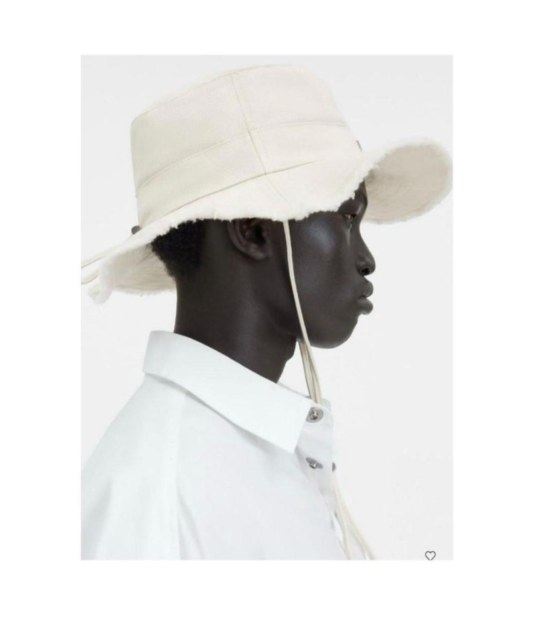 JACQUEMUS Белая панама, фото 4