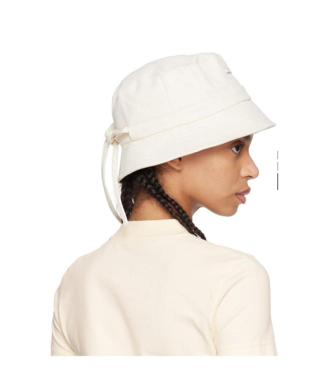 JACQUEMUS Белая панама, фото 3