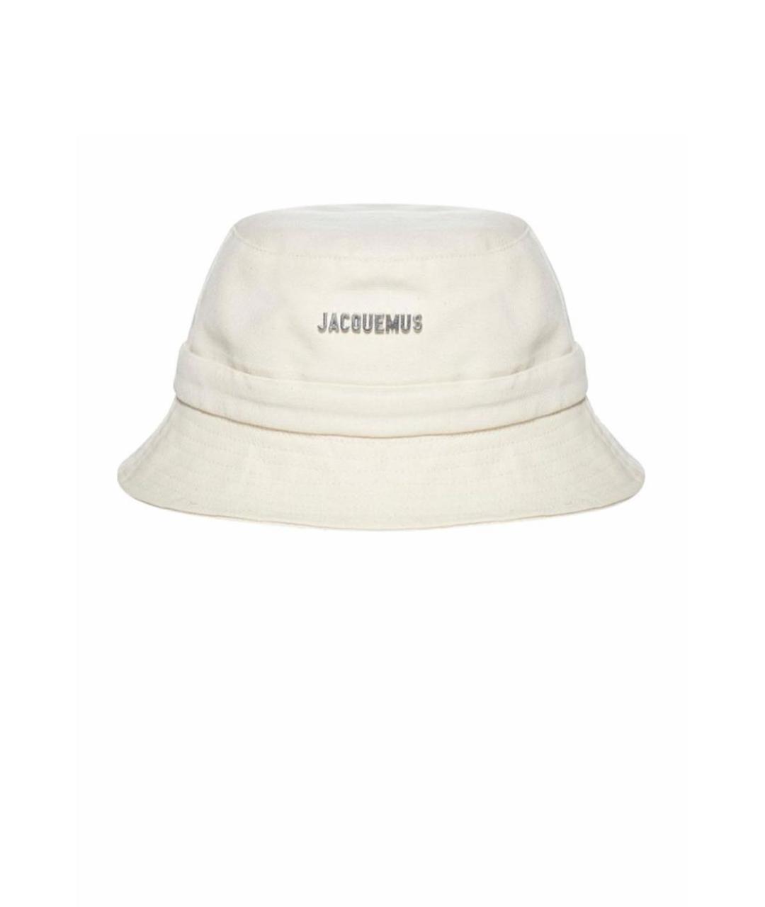 JACQUEMUS Белая панама, фото 1
