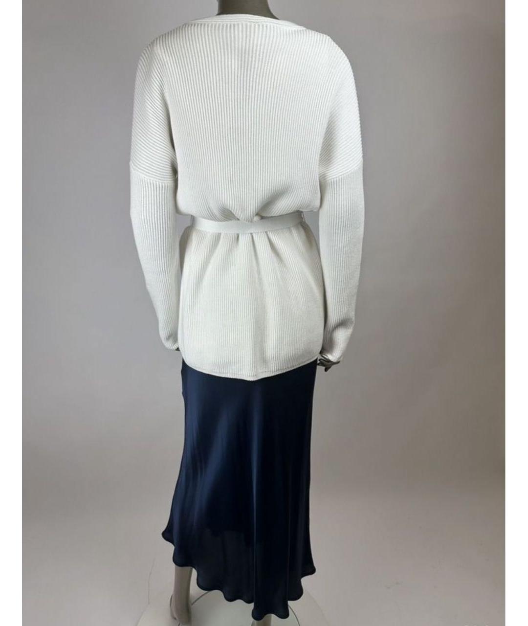 MAX MARA Белый хлопковый кардиган, фото 2