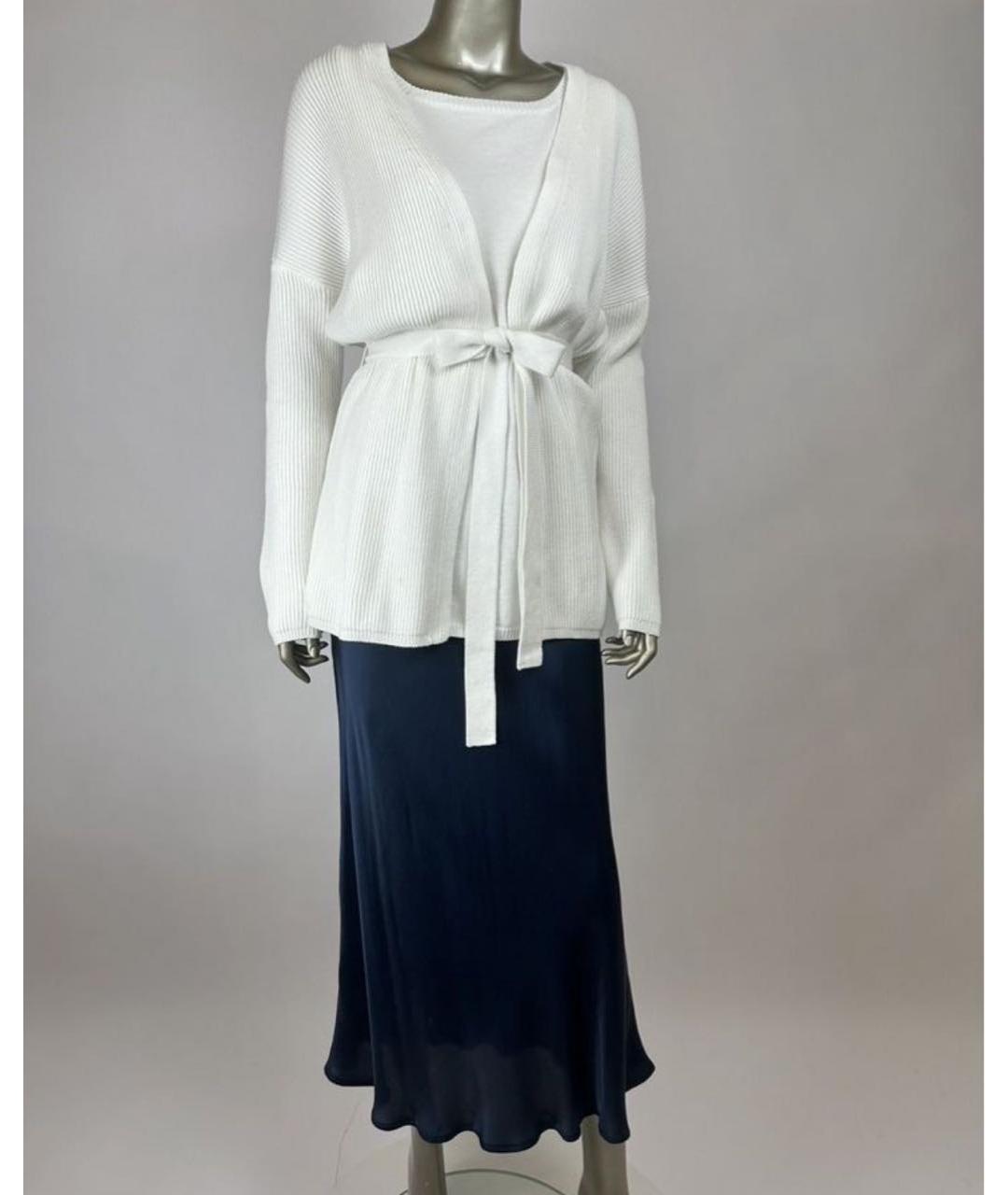 MAX MARA Белый хлопковый кардиган, фото 6