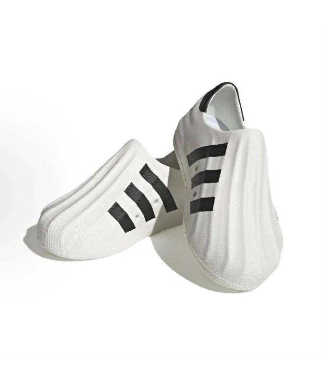 ADIDAS Белые резиновые низкие кроссовки / кеды, фото 2