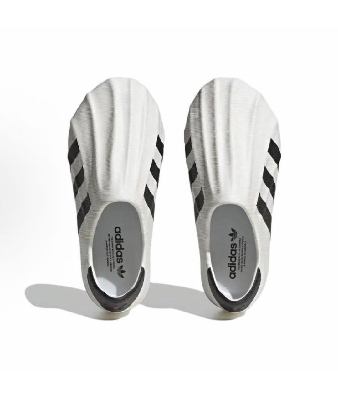 ADIDAS Белые резиновые низкие кроссовки / кеды, фото 3