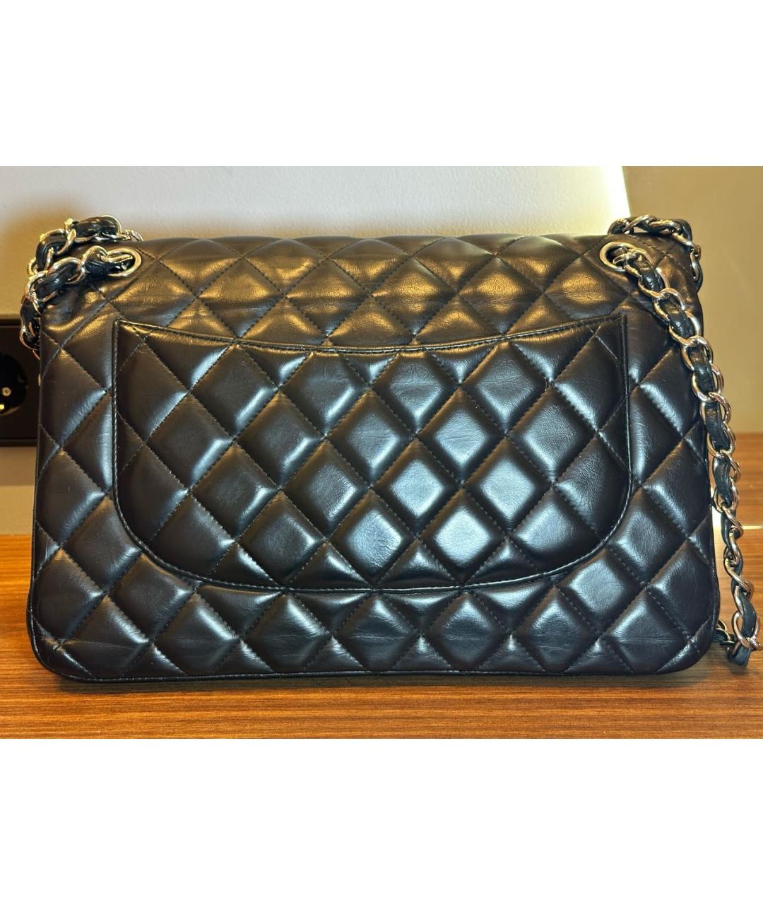 CHANEL Черная кожаная сумка тоут, фото 3