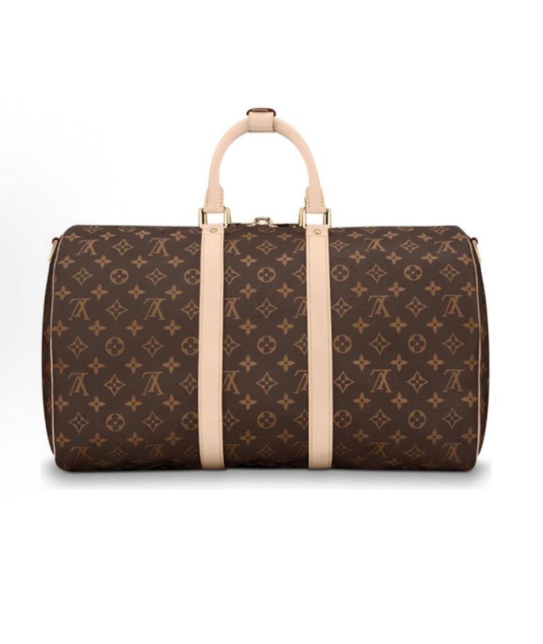 LOUIS VUITTON Коричневая дорожная/спортивная сумка, фото 4