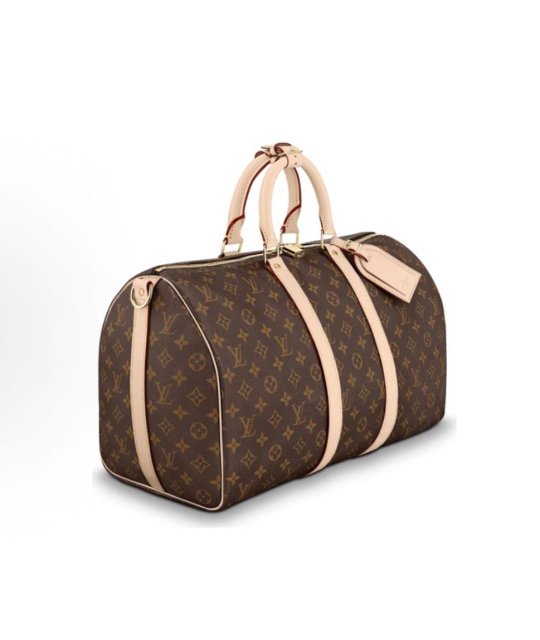 LOUIS VUITTON Коричневая дорожная/спортивная сумка, фото 2