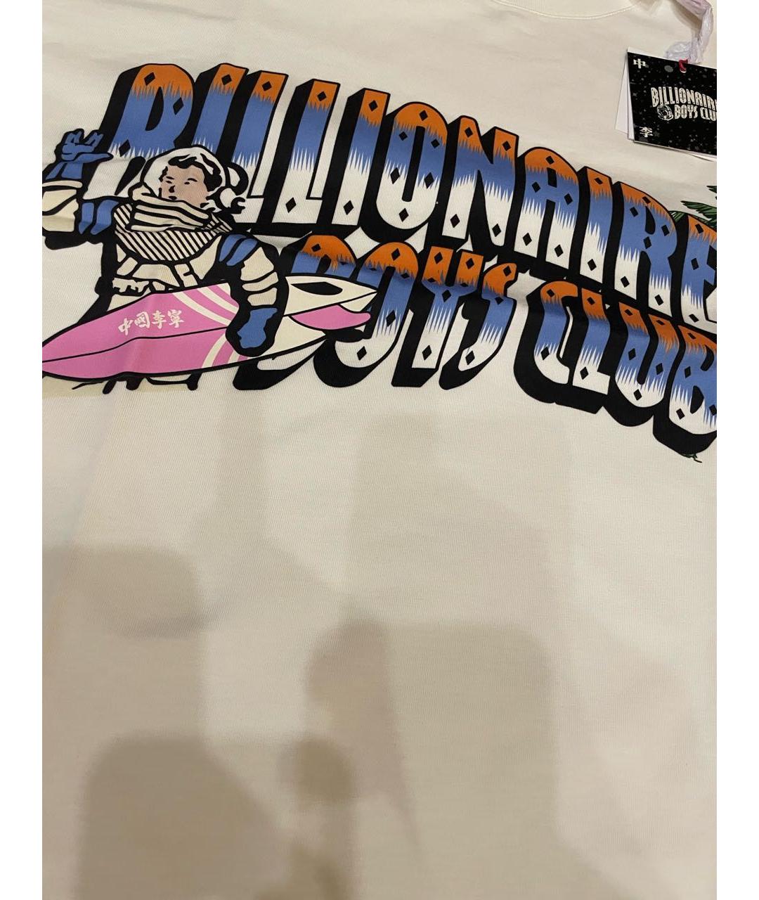 BILLIONAIRE BOYS CLUB Бежевая хлопковая футболка, фото 6