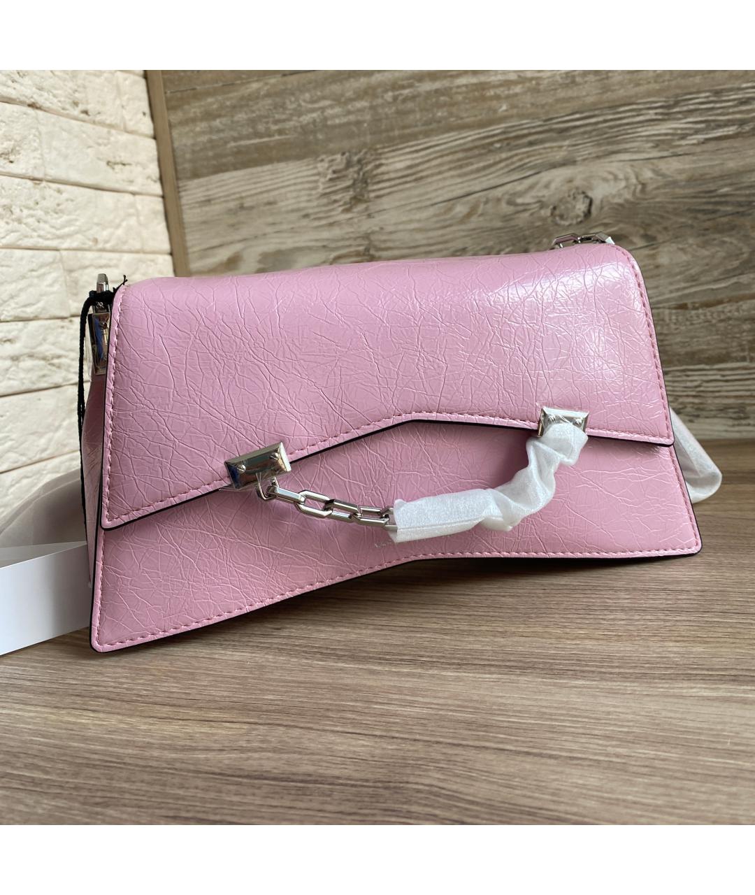 KARL LAGERFELD Розовая сумка через плечо из искусственной кожи, фото 10