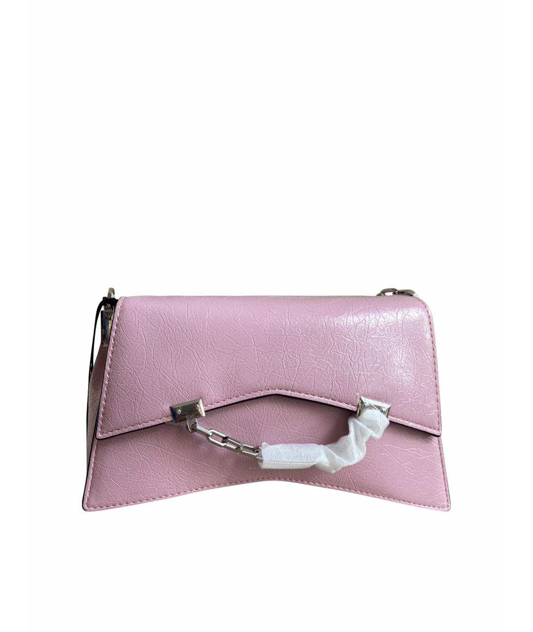 KARL LAGERFELD Розовая сумка через плечо из искусственной кожи, фото 1