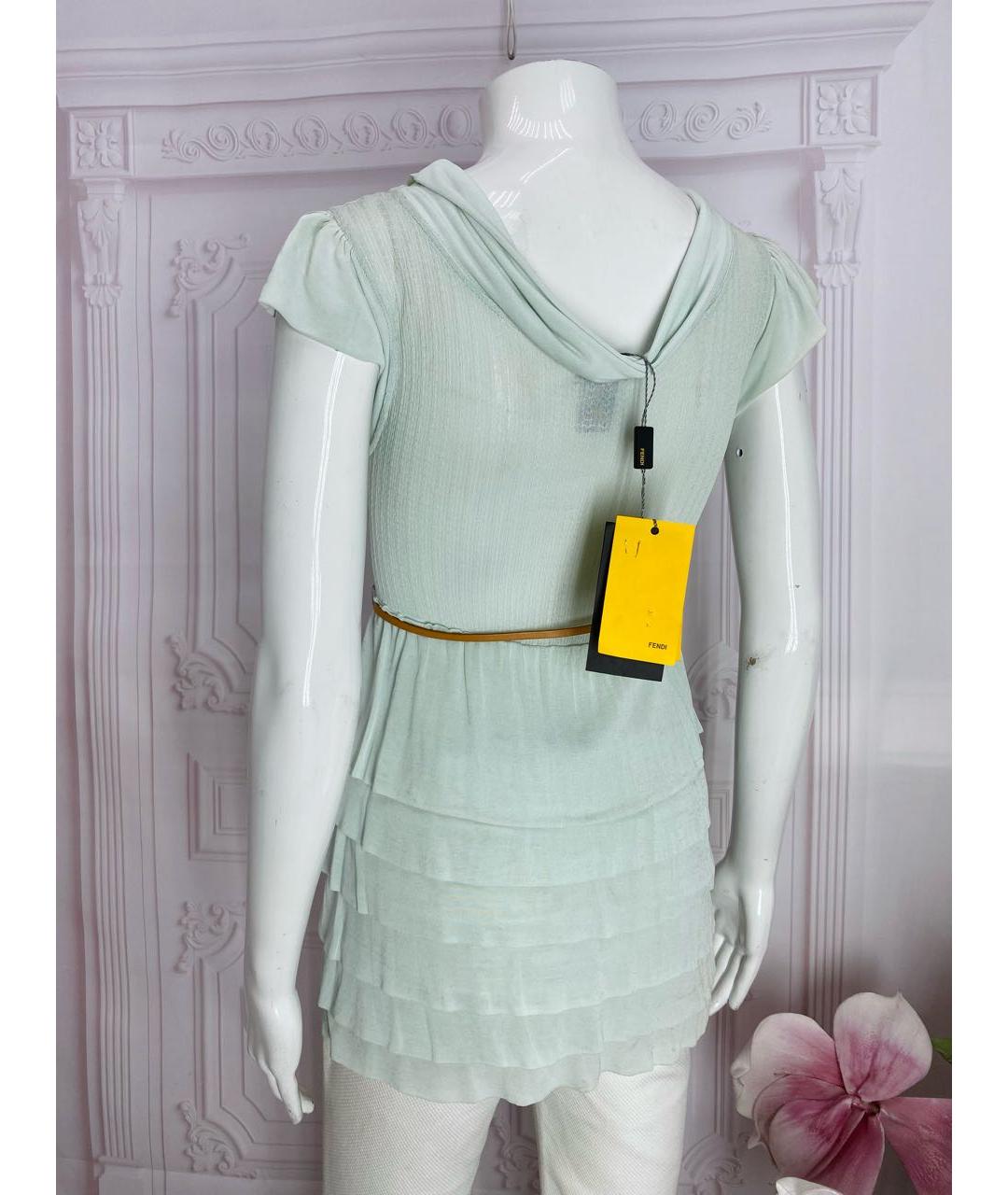 FENDI Вискозная блузы, фото 2