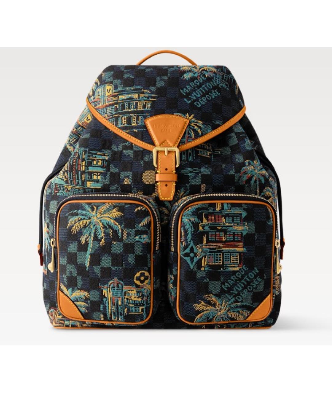 LOUIS VUITTON Коричневый рюкзак, фото 5