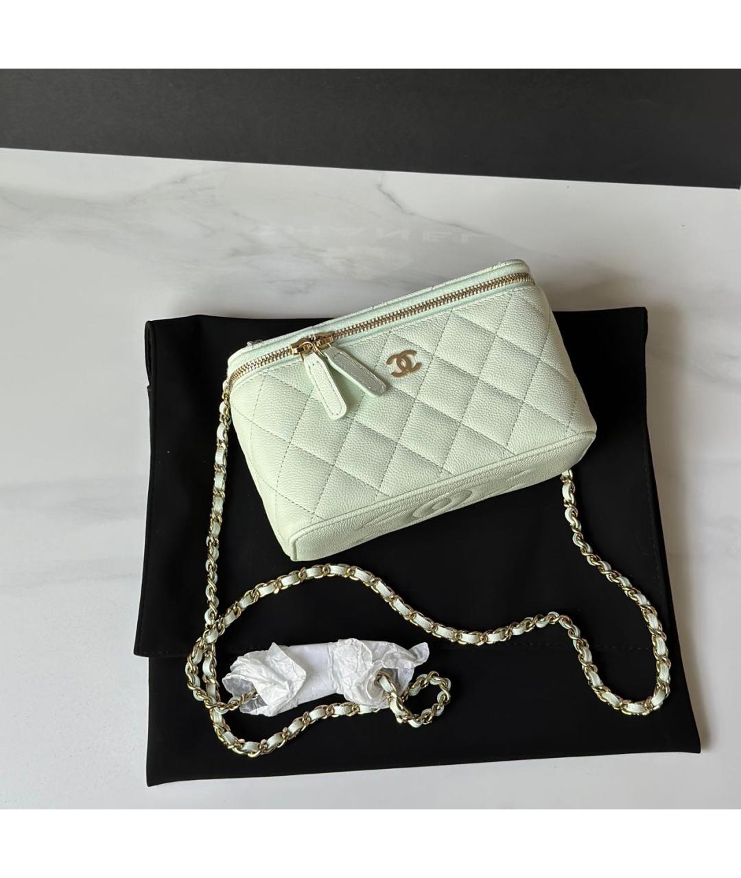 CHANEL Кожаная сумка через плечо, фото 3