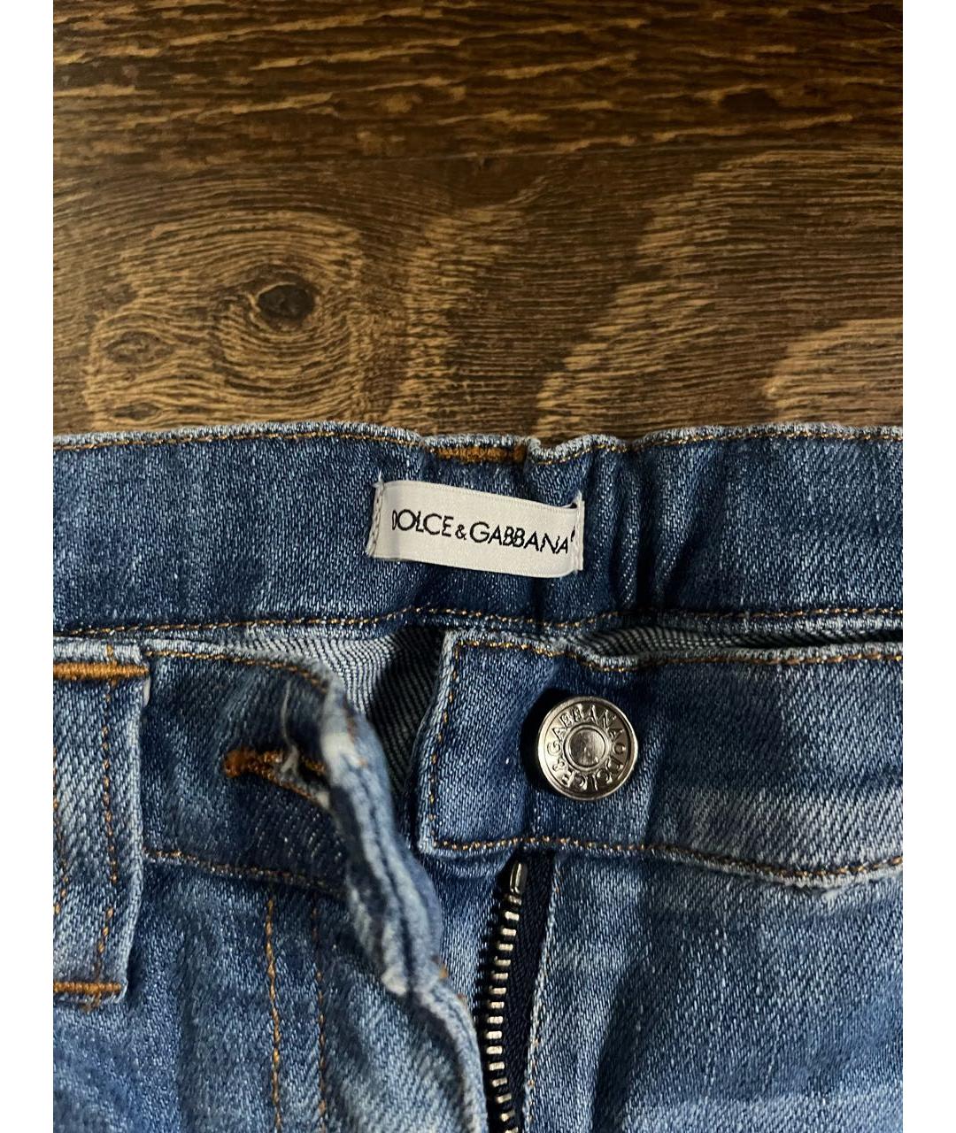 DOLCE&GABBANA Синие детские джинсы, фото 2