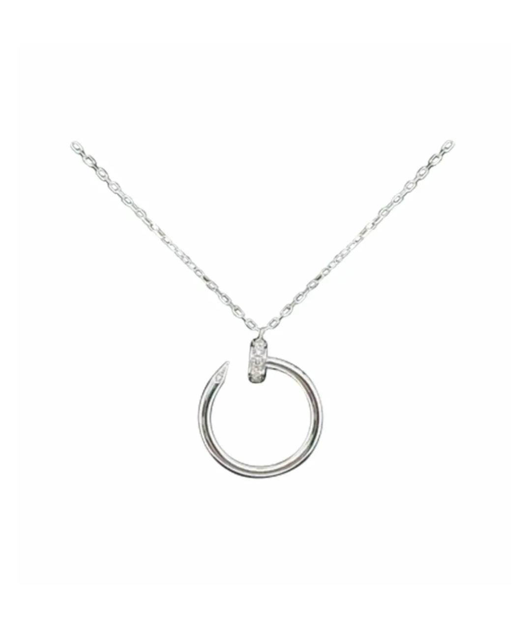 CARTIER Серебряное колье из белого золота, фото 1