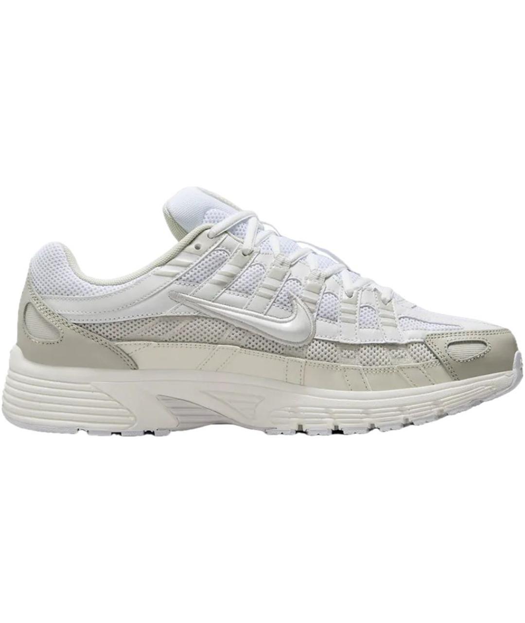 NIKE Белые замшевые низкие кроссовки / кеды, фото 4