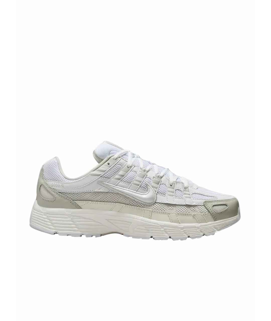 NIKE Белые замшевые низкие кроссовки / кеды, фото 1