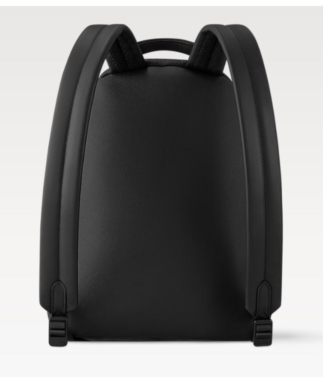 LOUIS VUITTON Черный кожаный рюкзак, фото 3