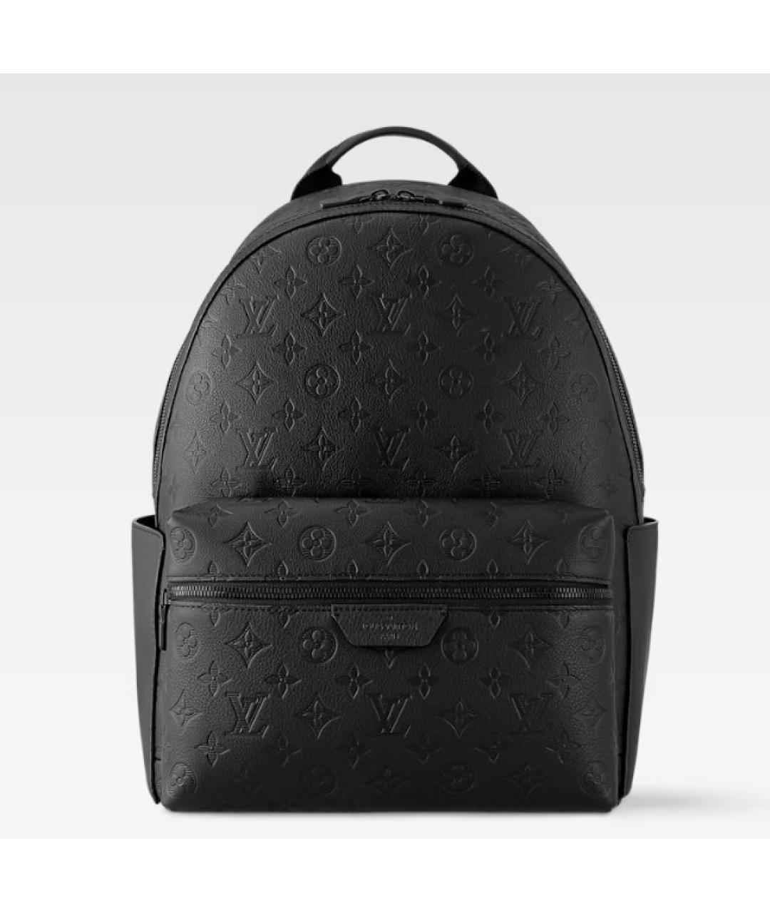 LOUIS VUITTON Черный кожаный рюкзак, фото 5