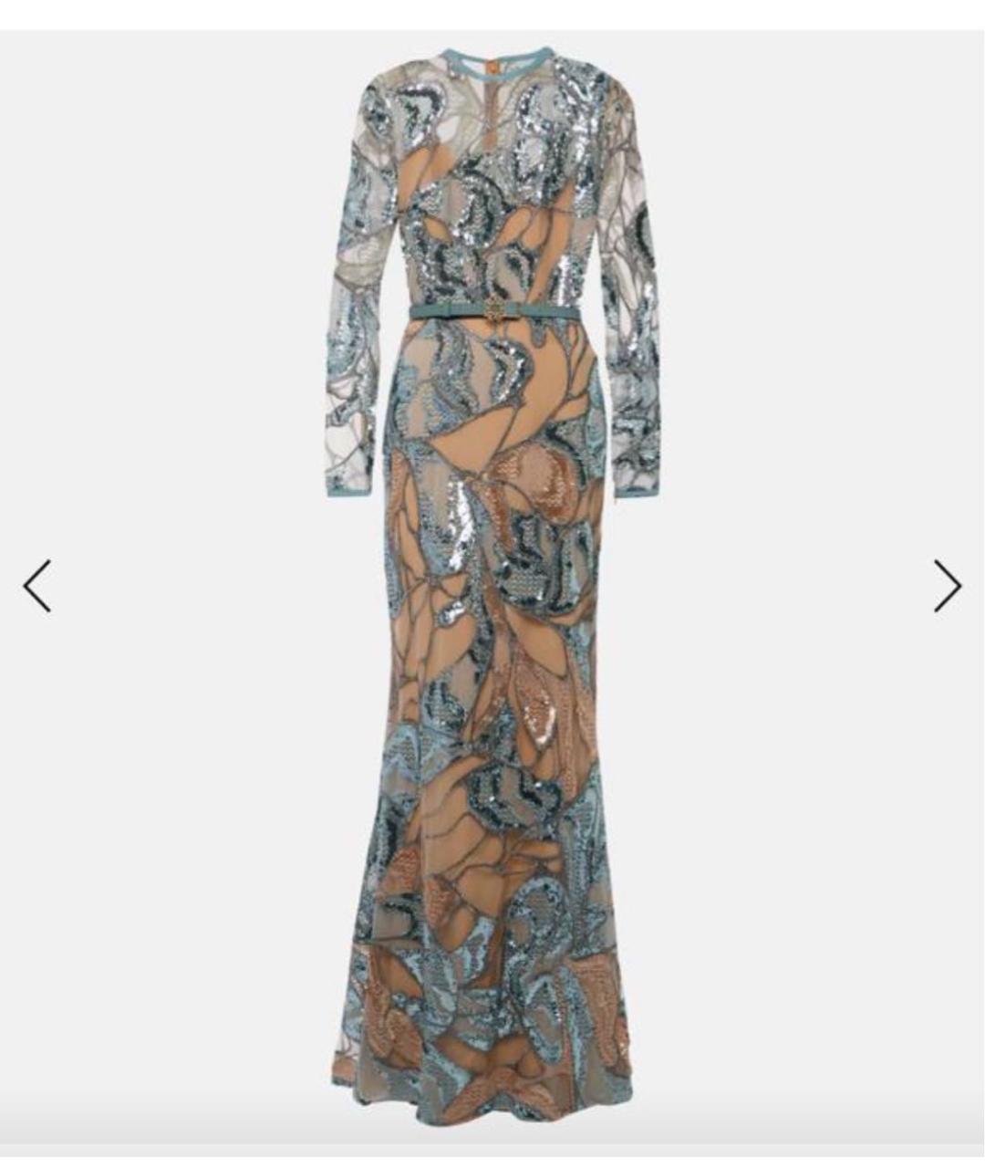 ELIE SAAB Голубое вечернее платье, фото 9