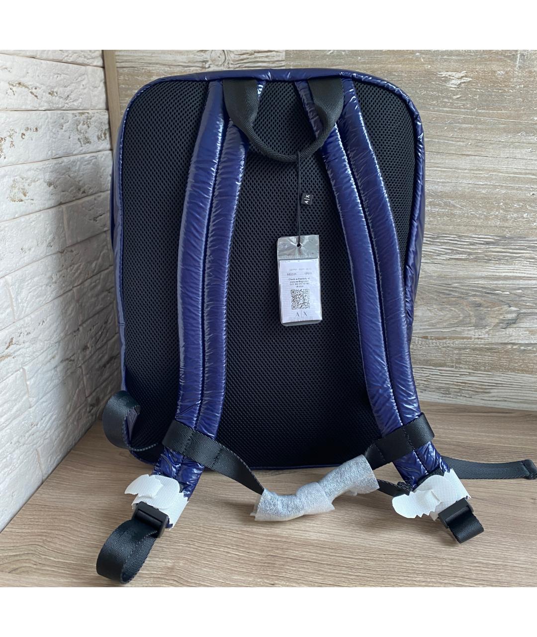 ARMANI EXCHANGE Синий рюкзак, фото 3