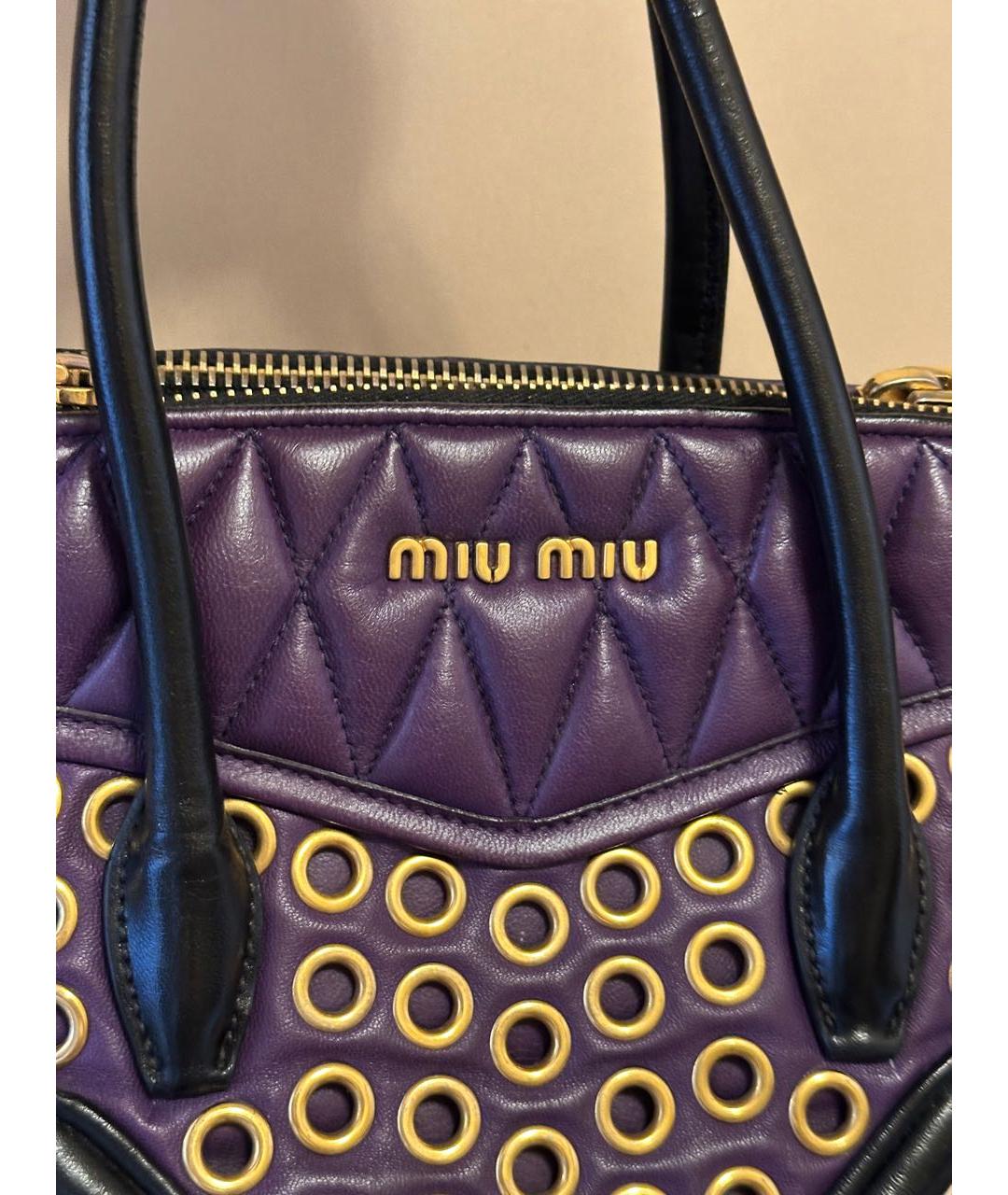MIU MIU Мульти кожаная сумка тоут, фото 6