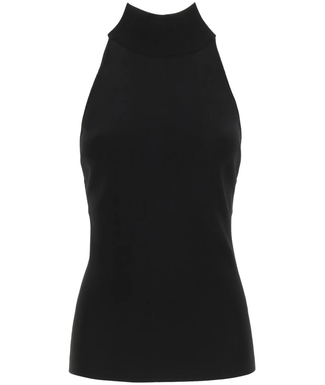 GIVENCHY Черная вискозная майка, фото 1