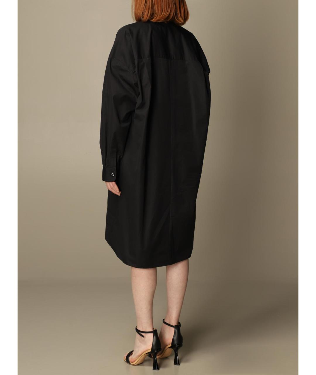 GIVENCHY Черное хлопковое повседневное платье, фото 3