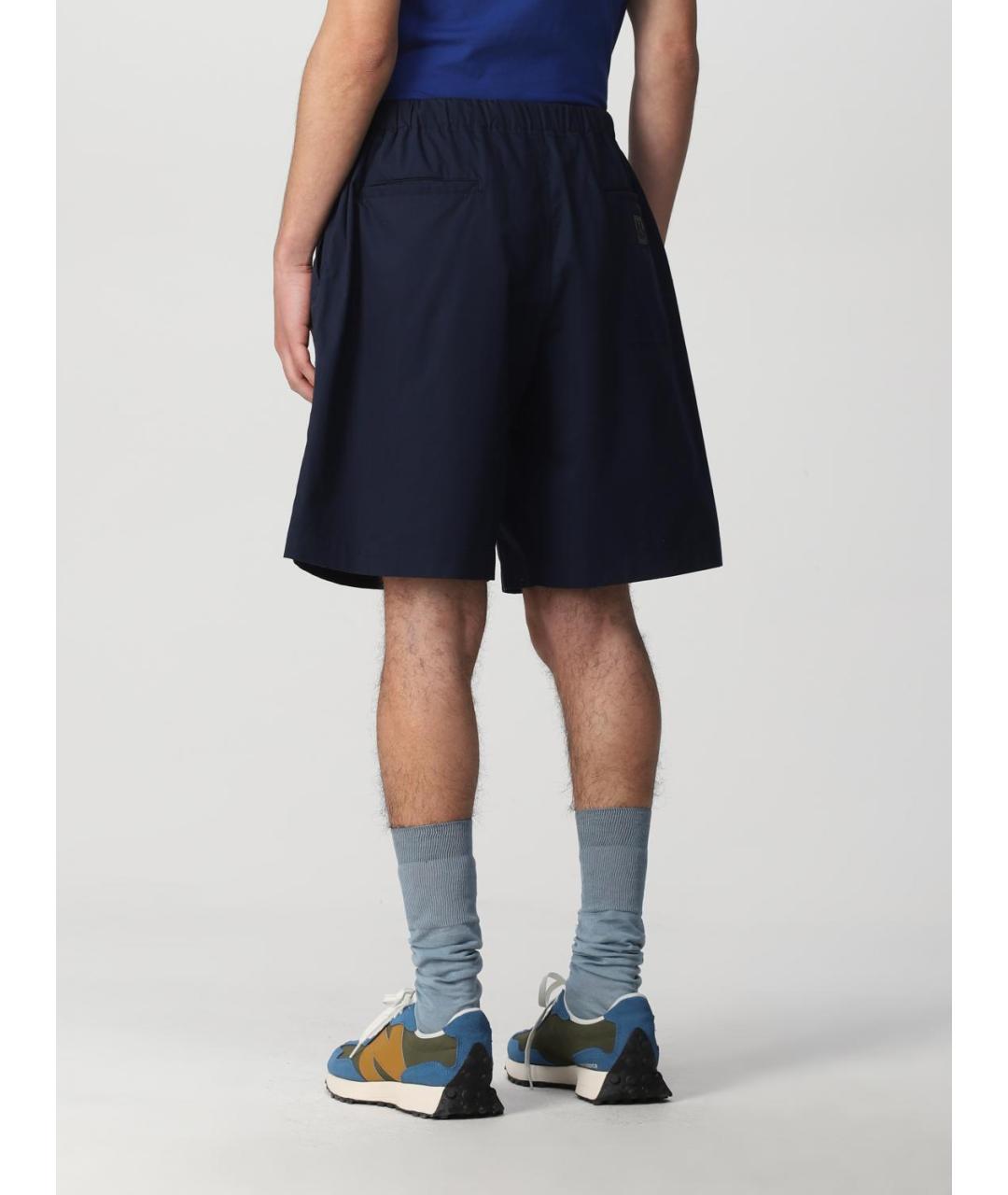 KENZO Синие хлопковые шорты, фото 3