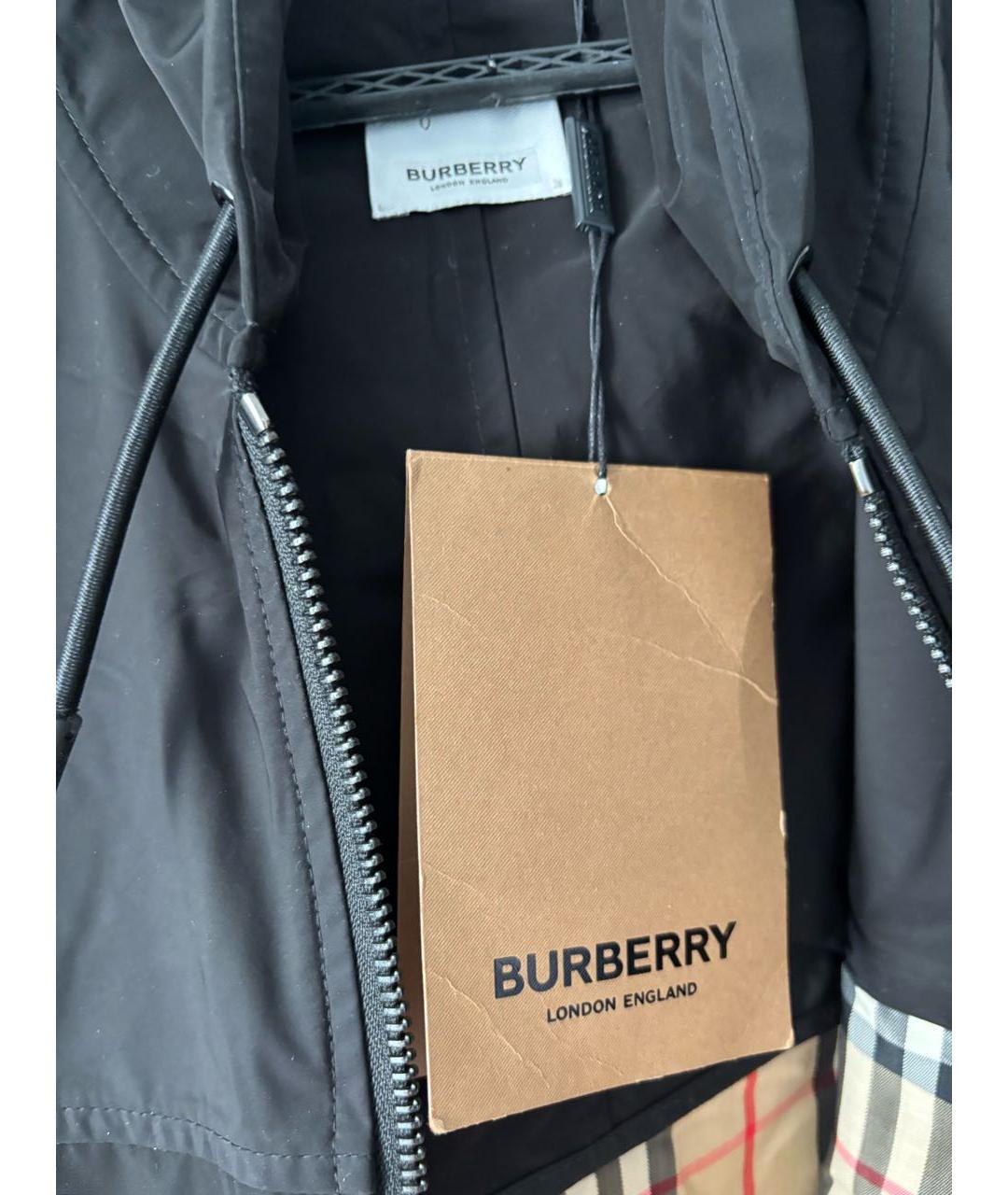 BURBERRY Бежевая полиэстеровая куртка, фото 3
