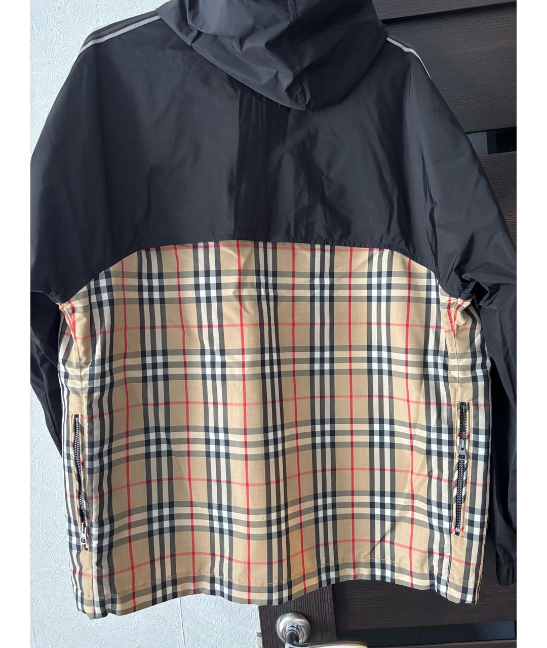 BURBERRY Бежевая полиэстеровая куртка, фото 2