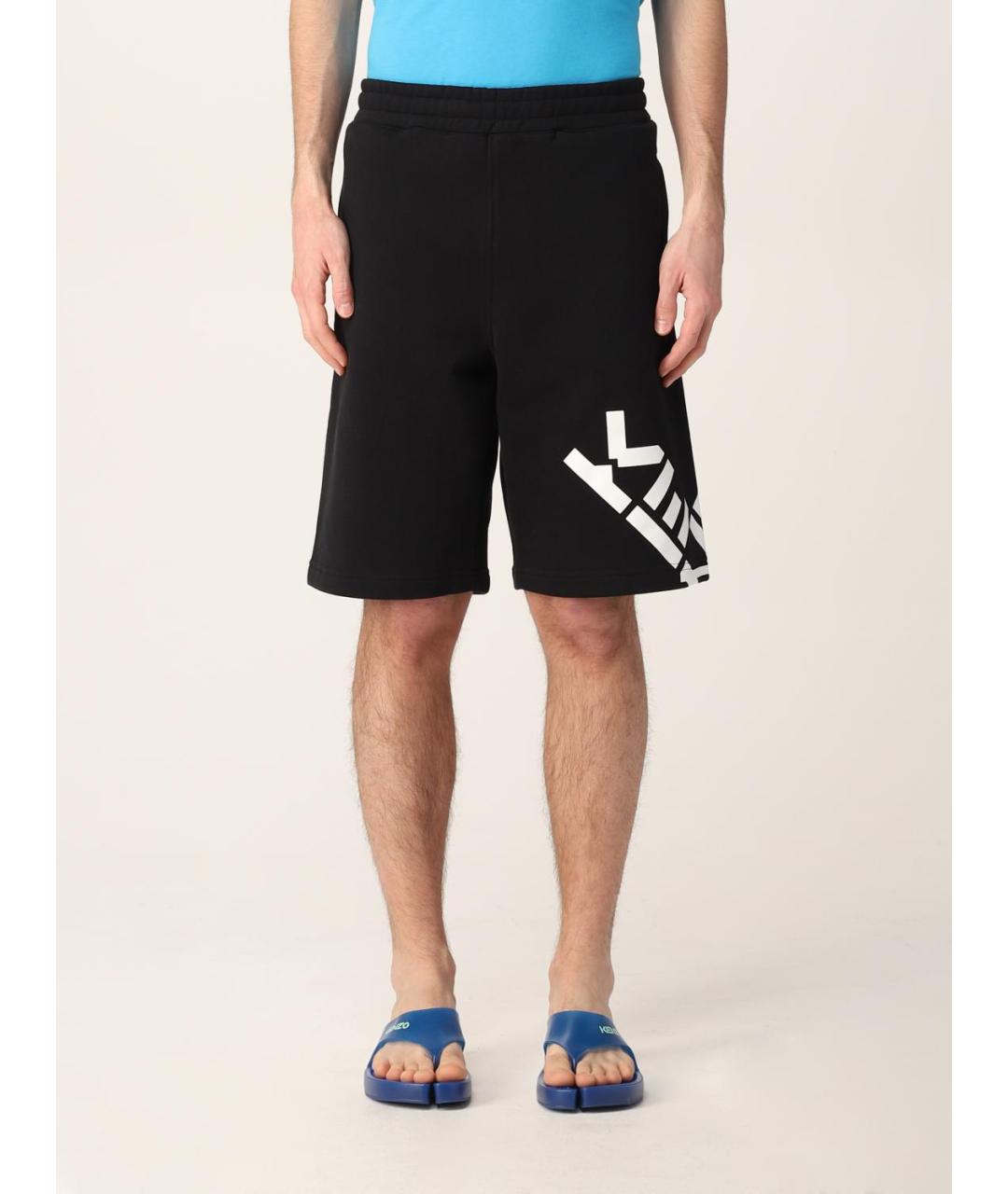 KENZO Черные шорты, фото 2
