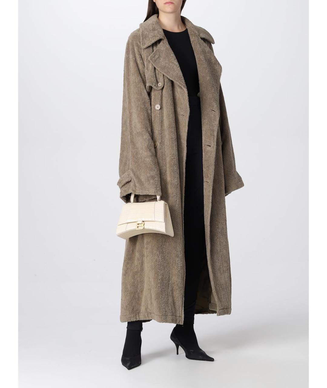 BALENCIAGA Бежевое пальто, фото 3