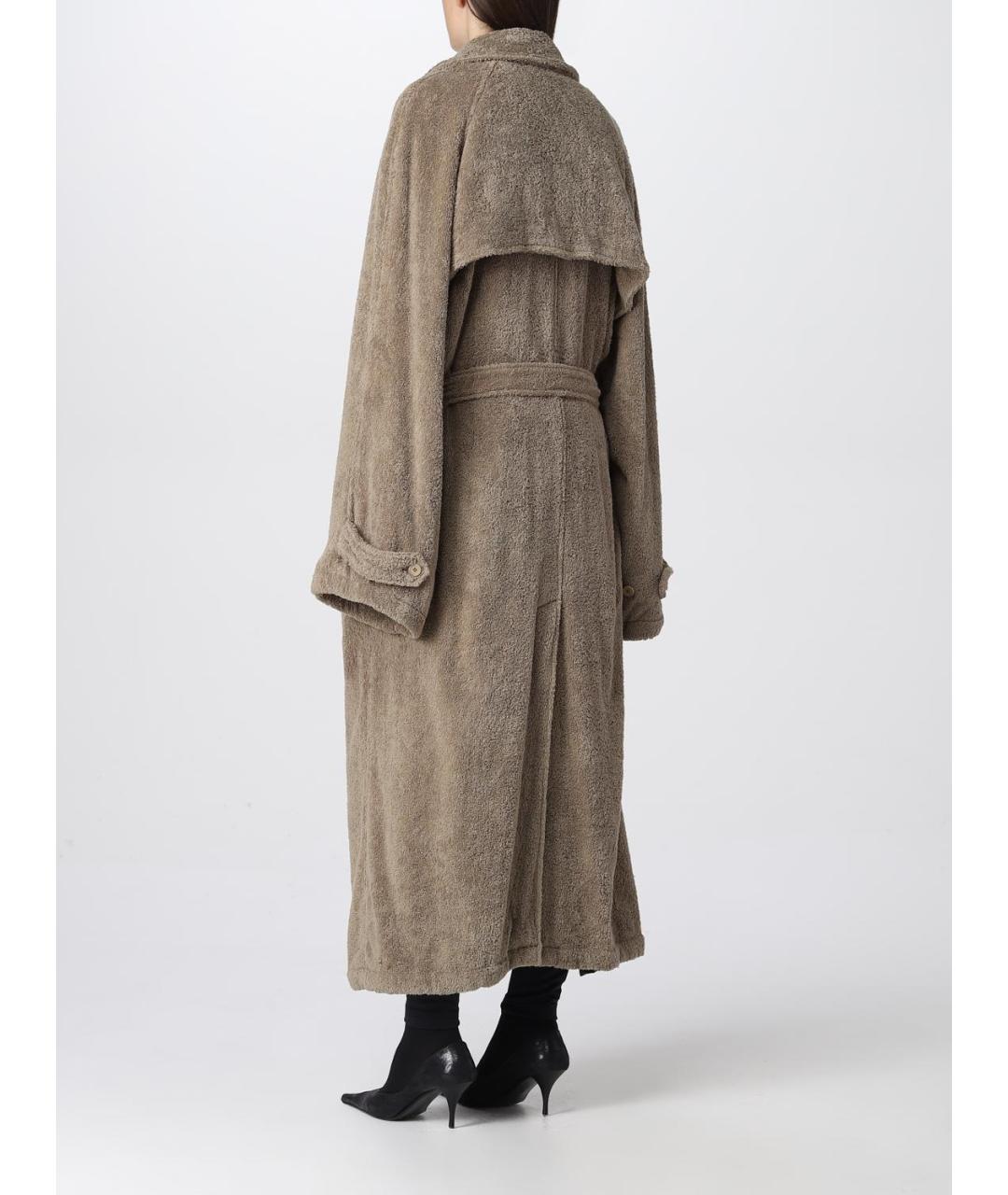 BALENCIAGA Бежевое пальто, фото 4