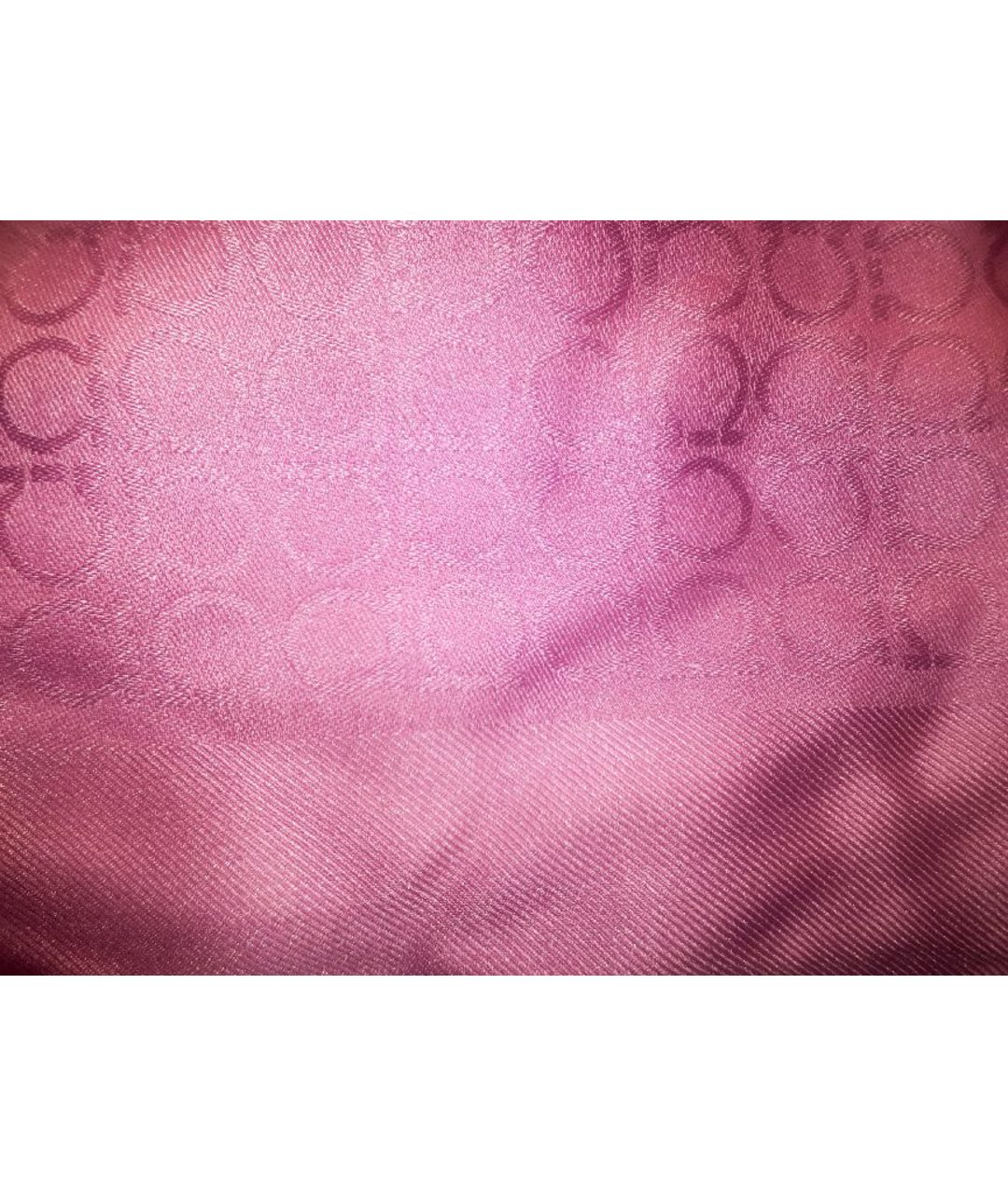 SALVATORE FERRAGAMO Розовый шелковый шарф, фото 2