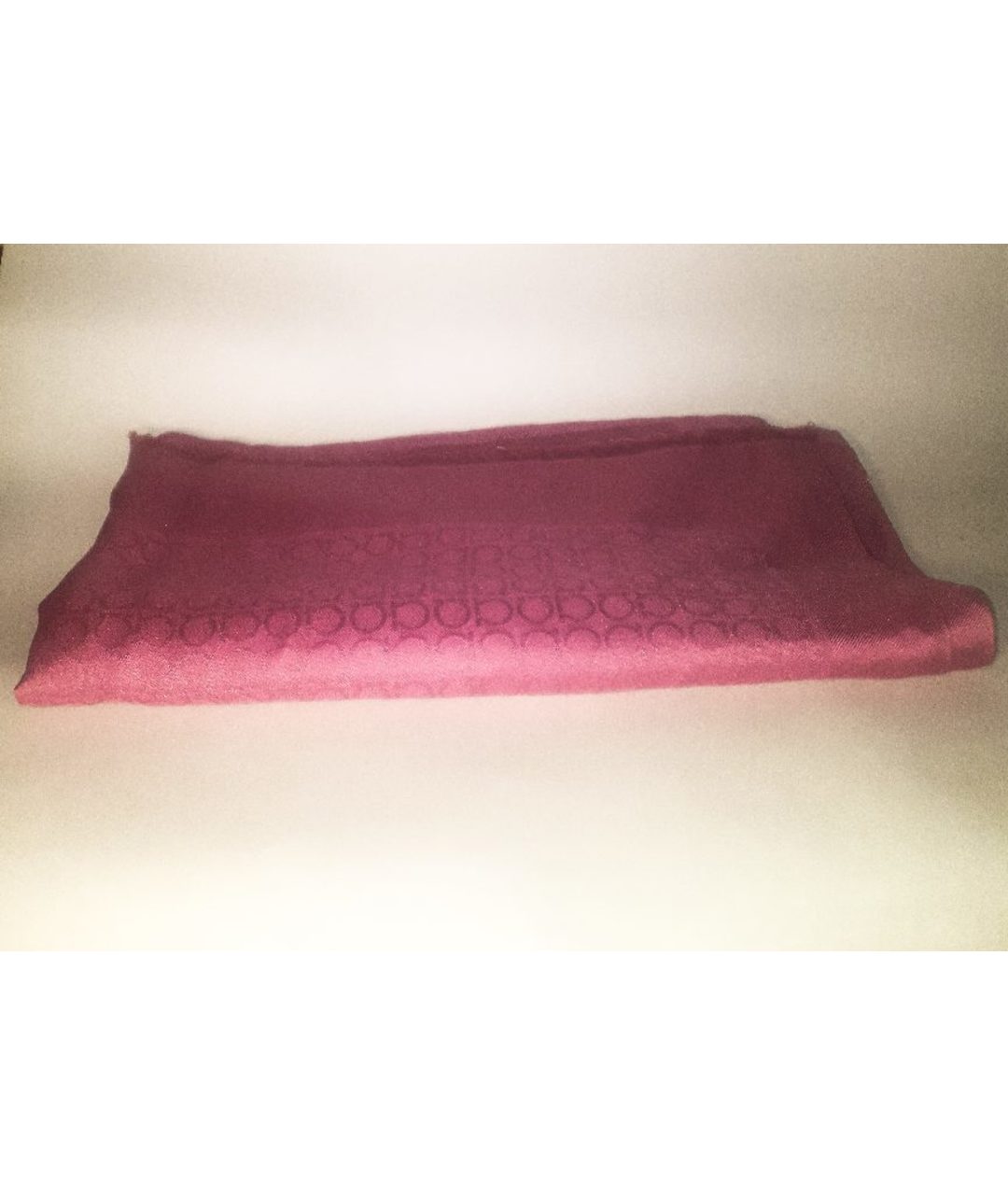 SALVATORE FERRAGAMO Розовый шелковый шарф, фото 5