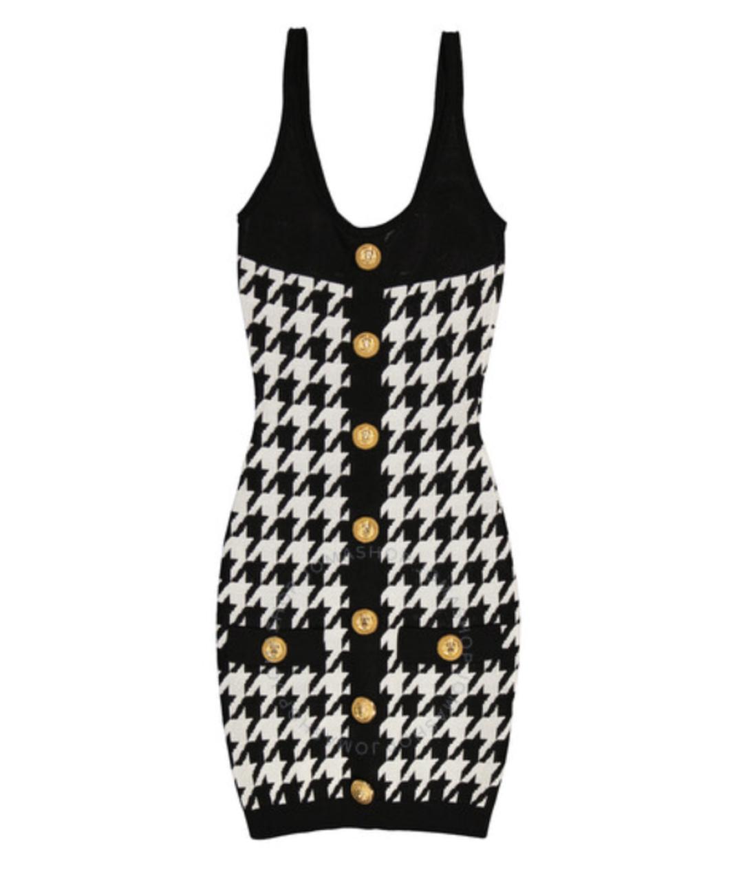 BALMAIN Мульти вискозное платье, фото 1