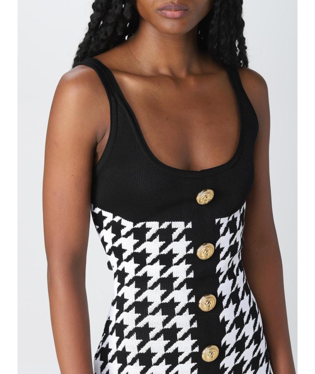 BALMAIN Мульти вискозное платье, фото 5