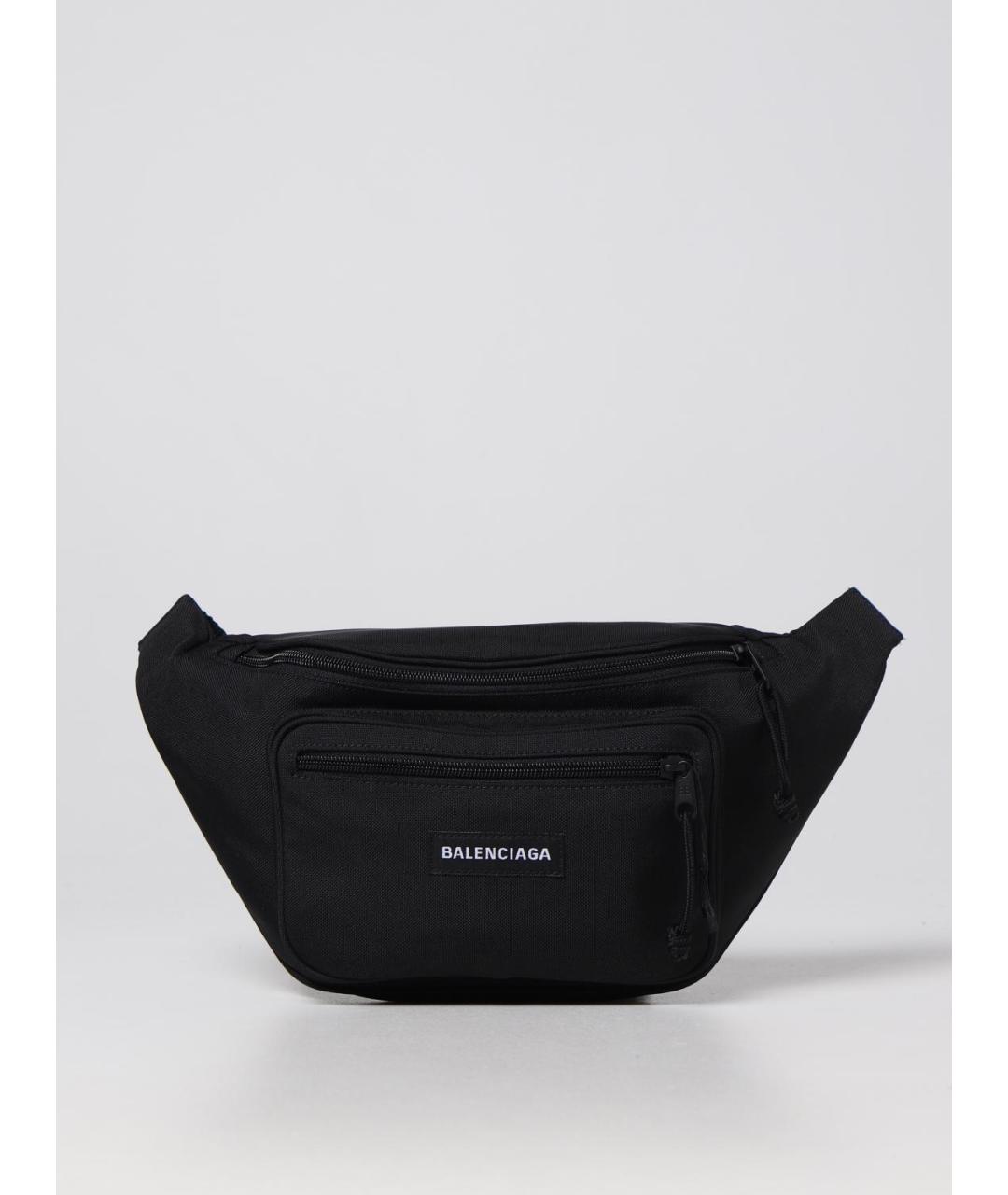 BALENCIAGA Черная поясная сумка, фото 5