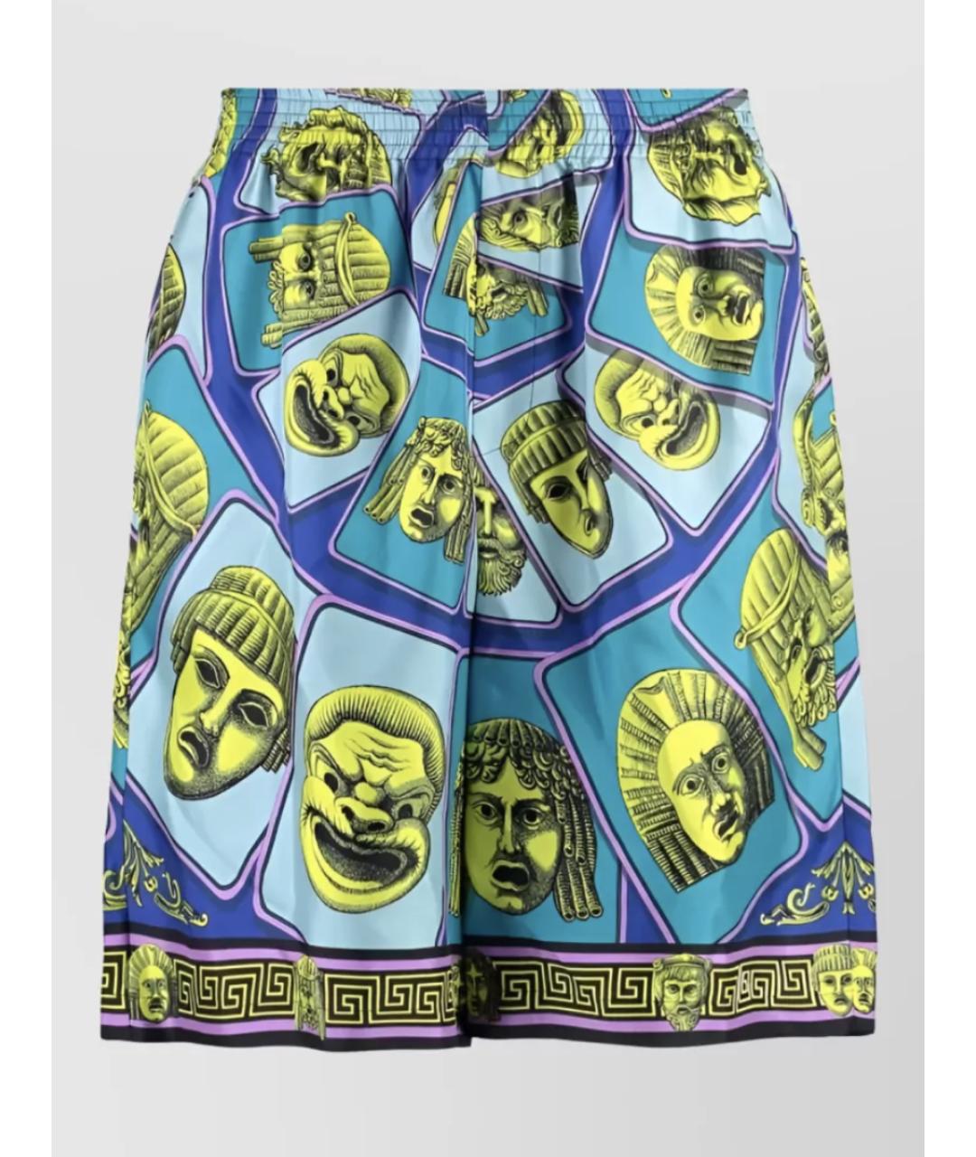 VERSACE Голубые шорты, фото 7