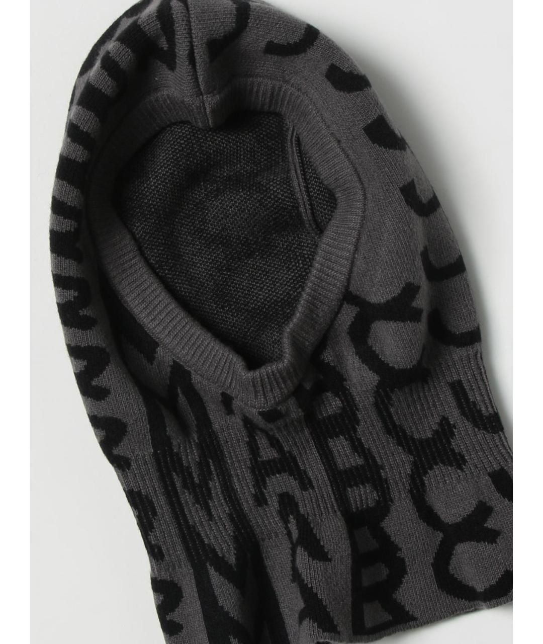 MARC JACOBS Черная шерстяная шапка, фото 2