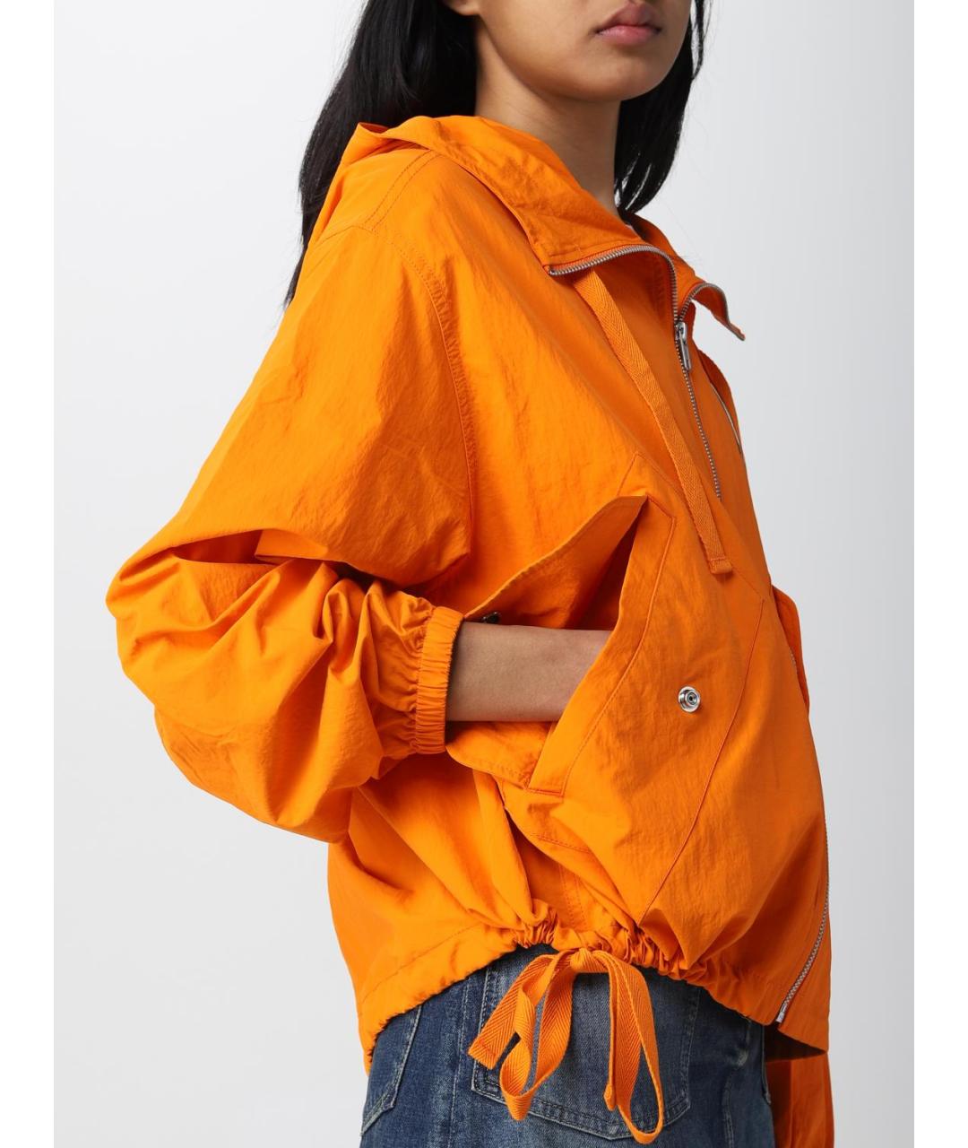 KENZO Оранжевая синтетическая куртка, фото 6