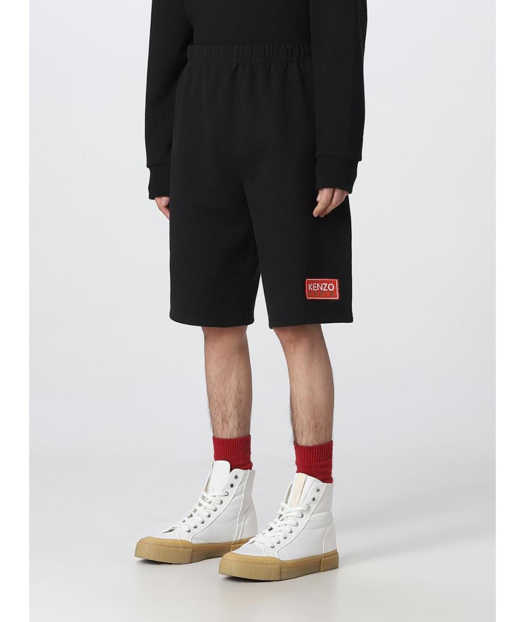 KENZO Черные шорты, фото 5